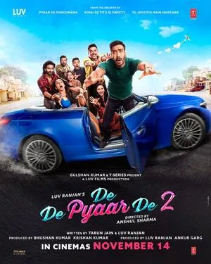 De De Pyaar De 2 2025 Hindi HD Poster Download - filmyfly